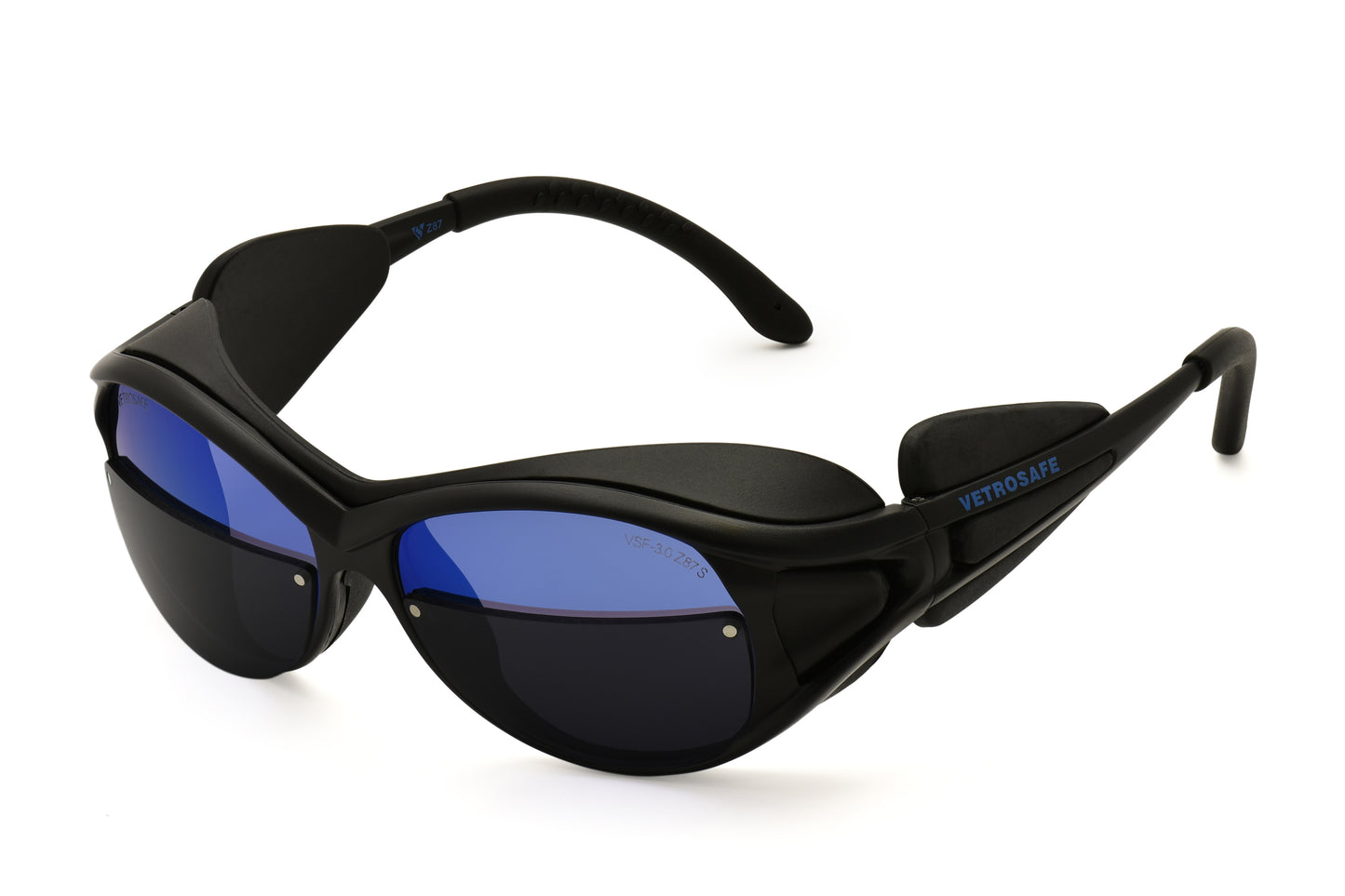 VetroSafe® Defender + VSF Click2Shade #3-to-5 Split Lens