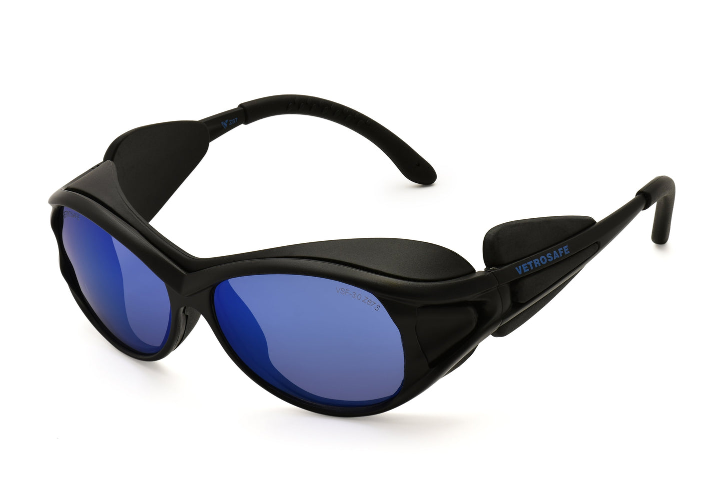 VetroSafe® Defender + VSF Click2Shade #3-to-5 Split Lens